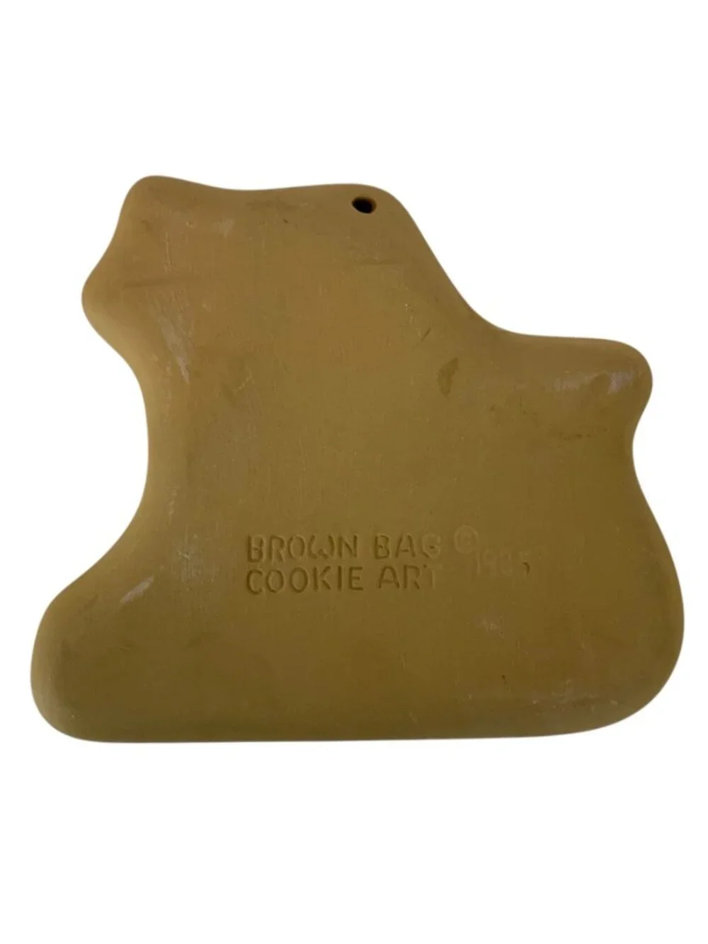 Vintage Brown Bag Cookie Art Sleigh Cookie Mold 1985 for Baking & Collecting